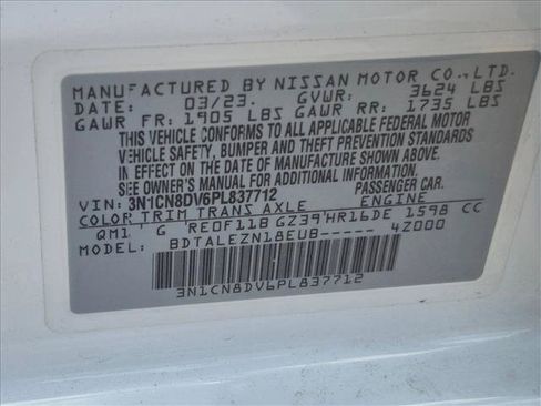 Used 2023 Nissan Versa S w/ Trunk Package FWD image 15