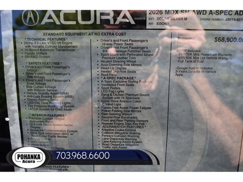 New 2026 Acura MDX A-Spec image 42