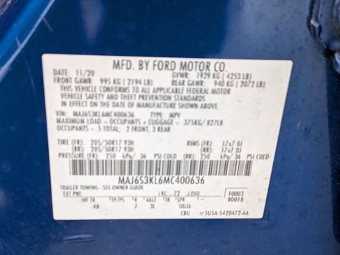Used 2021 Ford EcoSport Titanium AWD/4WD image 17