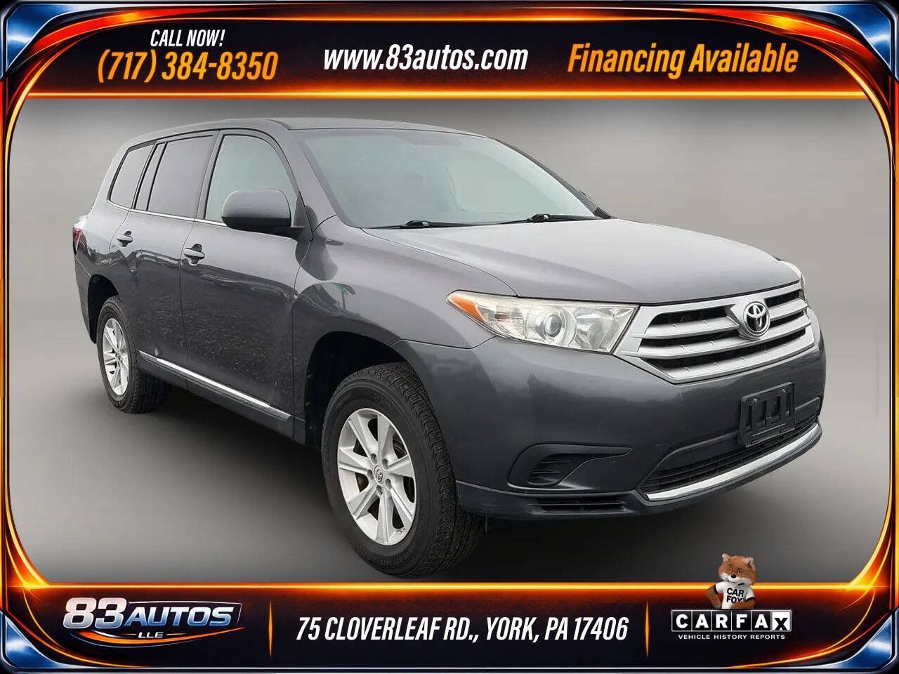 Used 2013 Toyota Highlander FWD w/ Cold Weather Pkg image 1