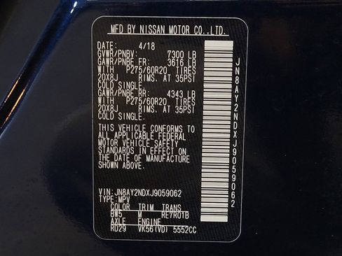 Used 2018 Nissan Armada SL w/ Premium Package RWD image 33