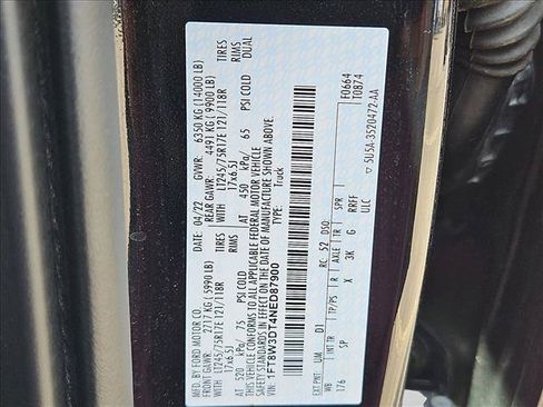 Used 2022 Ford F350 King Ranch w/ King Ranch Ultimate Package AWD/4WD image 16