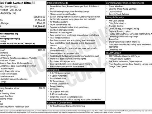 Used 1998 Buick Park Avenue Ultra image 4