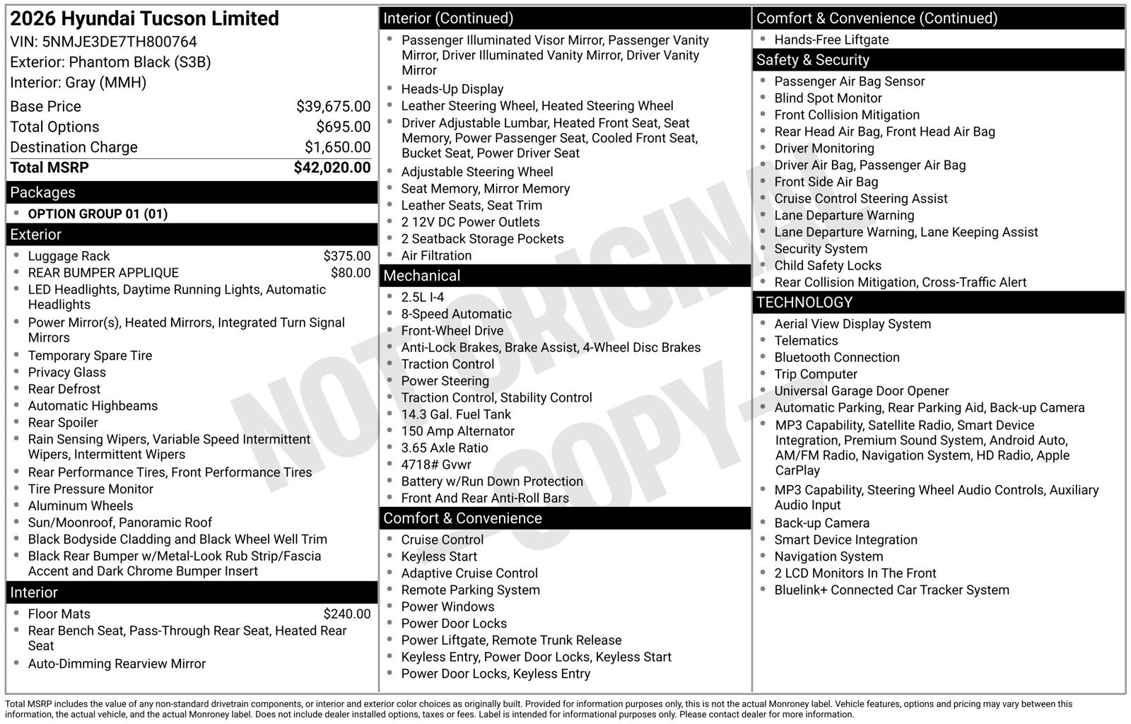 New 2026 Hyundai Tucson Limited FWD image 22