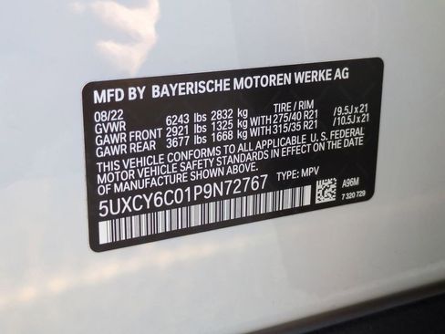 Used 2023 BMW X6 xDrive40i w/ Climate Comfort Package image 33