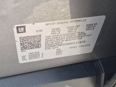Used 2021 Chevrolet Tahoe LT w/ LT Signature Package RWD image 11