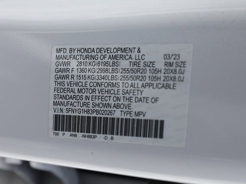 Used 2023 Honda Pilot Elite image 46