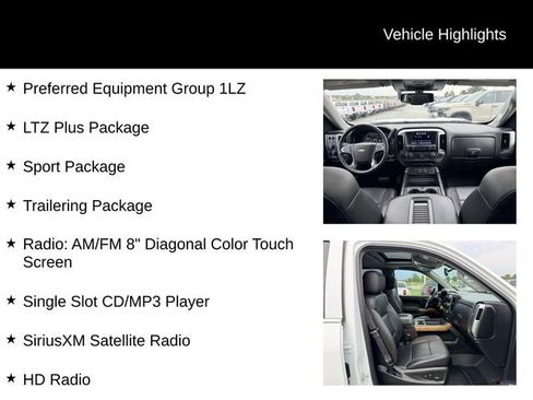 Certified 2017 Chevrolet Silverado 1500 LTZ w/ Sport Package AWD/4WD image 12