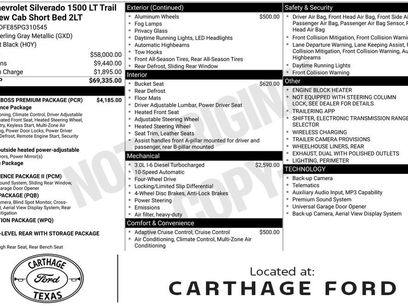 Used 2023 Chevrolet Silverado 1500 LT Trail Boss w/ LT Trail Boss Premium Package