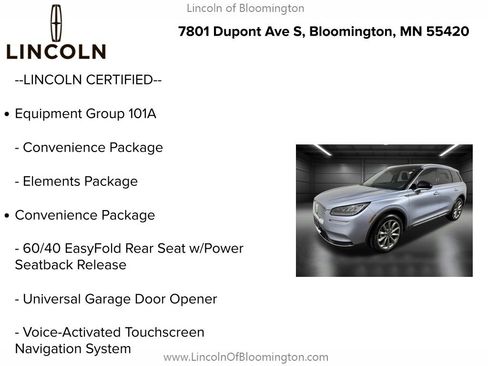 Certified 2022 Lincoln Corsair AWD w/ Premium Package image 6