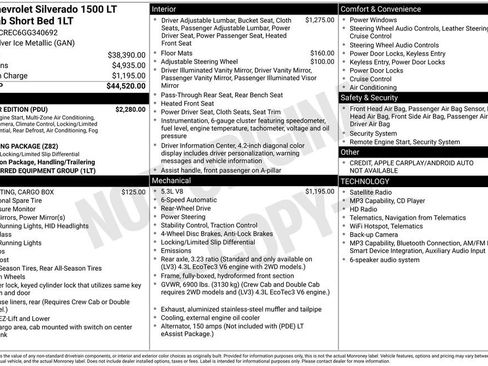 Used 2016 Chevrolet Silverado 1500 LT w/ All Star Edition RWD image 9