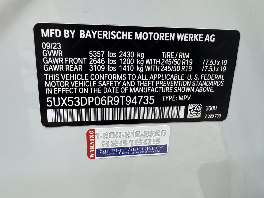 Certified 2024 BMW X3 xDrive30i w/ Convenience Package AWD/4WD image 34
