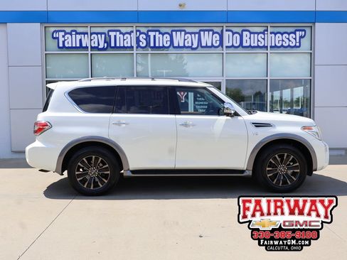 Used 2018 Nissan Armada Platinum w/ Captain Seat Package AWD/4WD image 1