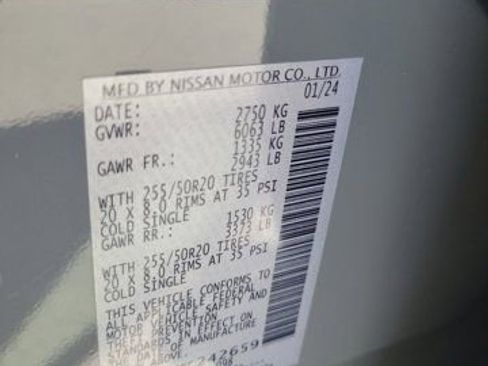 Certified 2024 Nissan Pathfinder Platinum w/ Cargo Package image 36