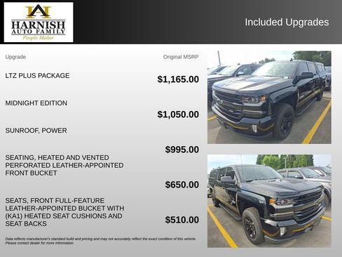 Used 2016 Chevrolet Silverado 1500 LTZ Z71 w/ LTZ Plus Package AWD/4WD image 4