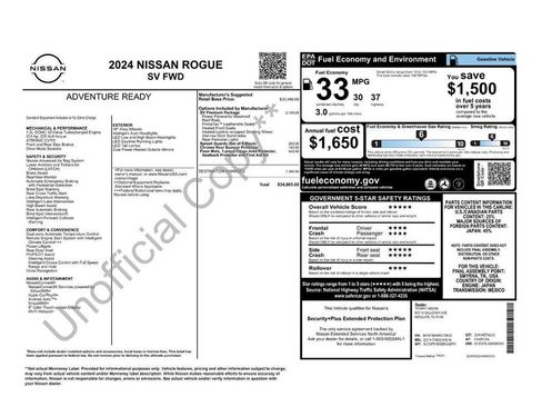 Used 2024 Nissan Rogue SV w/ SV Premium Package image 4