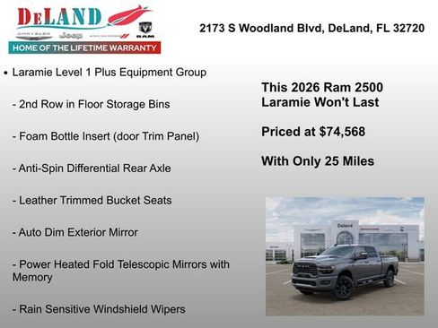 New 2026 RAM 2500 Laramie w/ Night Edition AWD/4WD image 7