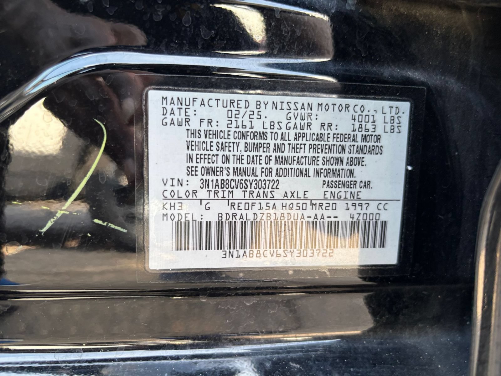Used 2025 Nissan Sentra SV FWD image 26