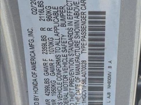 Used 2020 Honda Accord EX-L image 25
