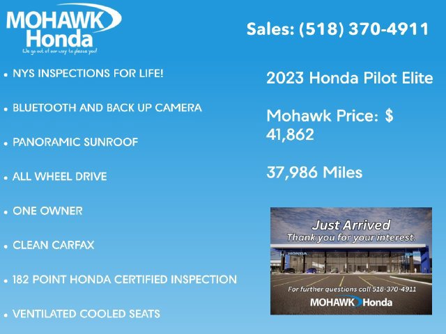 Certified 2023 Honda Pilot Elite image 4