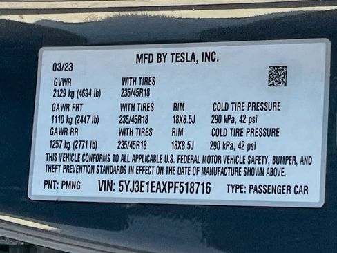Used 2023 Tesla Model 3 Standard Range RWD image 32