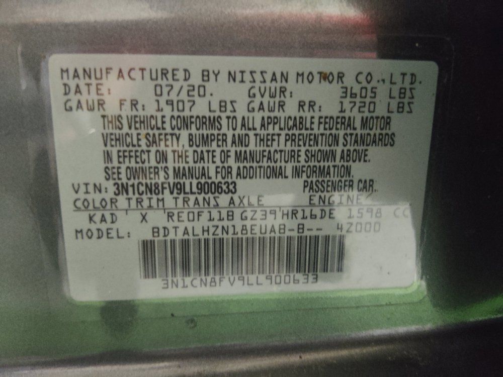 Used 2020 Nissan Versa SR w/ Convenience Package FWD image 33