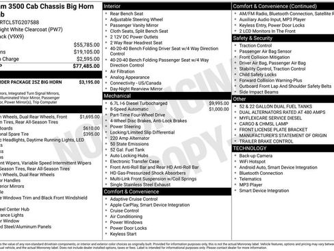 New 2026 RAM 3500 Big Horn AWD/4WD image 6