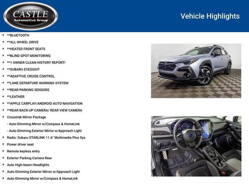 Used 2024 Subaru Crosstrek 2.5i Limited w/ Crosstrek Mirror Package AWD/4WD image 3
