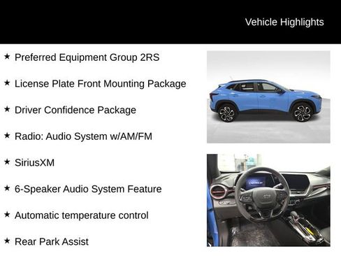Certified 2024 Chevrolet Trax RS w/ Driver Confidence Package image 17