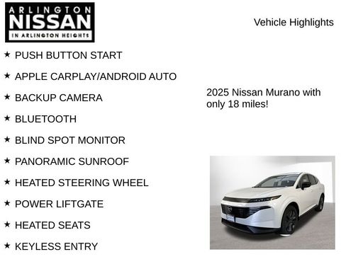 New 2025 Nissan Murano SL w/ Cargo Package image 8