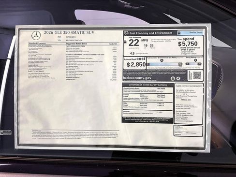 New 2026 Mercedes-Benz GLE 350 4MATIC image 18