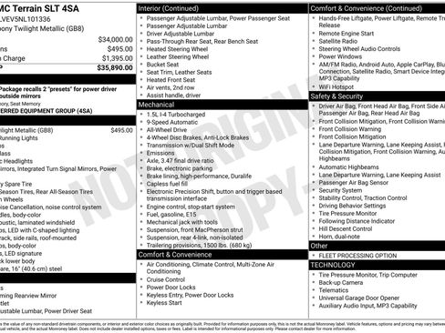 Used 2022 GMC Terrain SLT image 4