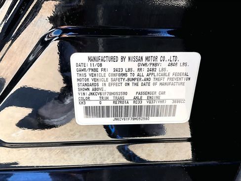 Used 2009 INFINITI G37 x w/ Premium Pkg image 36