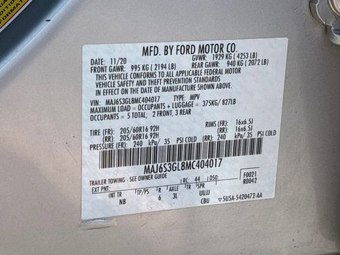 Used 2021 Ford EcoSport SE w/ SE Convenience Package AWD/4WD image 19