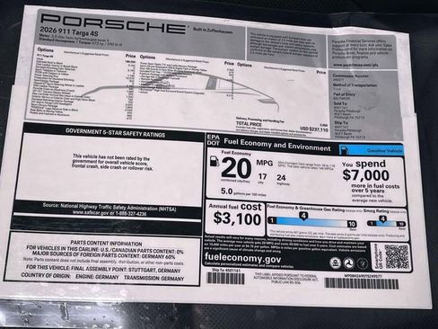 Certified 2026 Porsche 911 Targa 4S AWD/4WD image 45