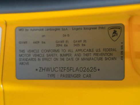 Used 2015 Lamborghini Huracan LP 610-4 AWD/4WD image 46