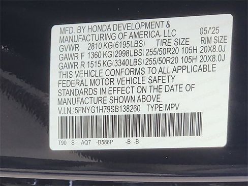 New 2025 Honda Pilot Touring image 21