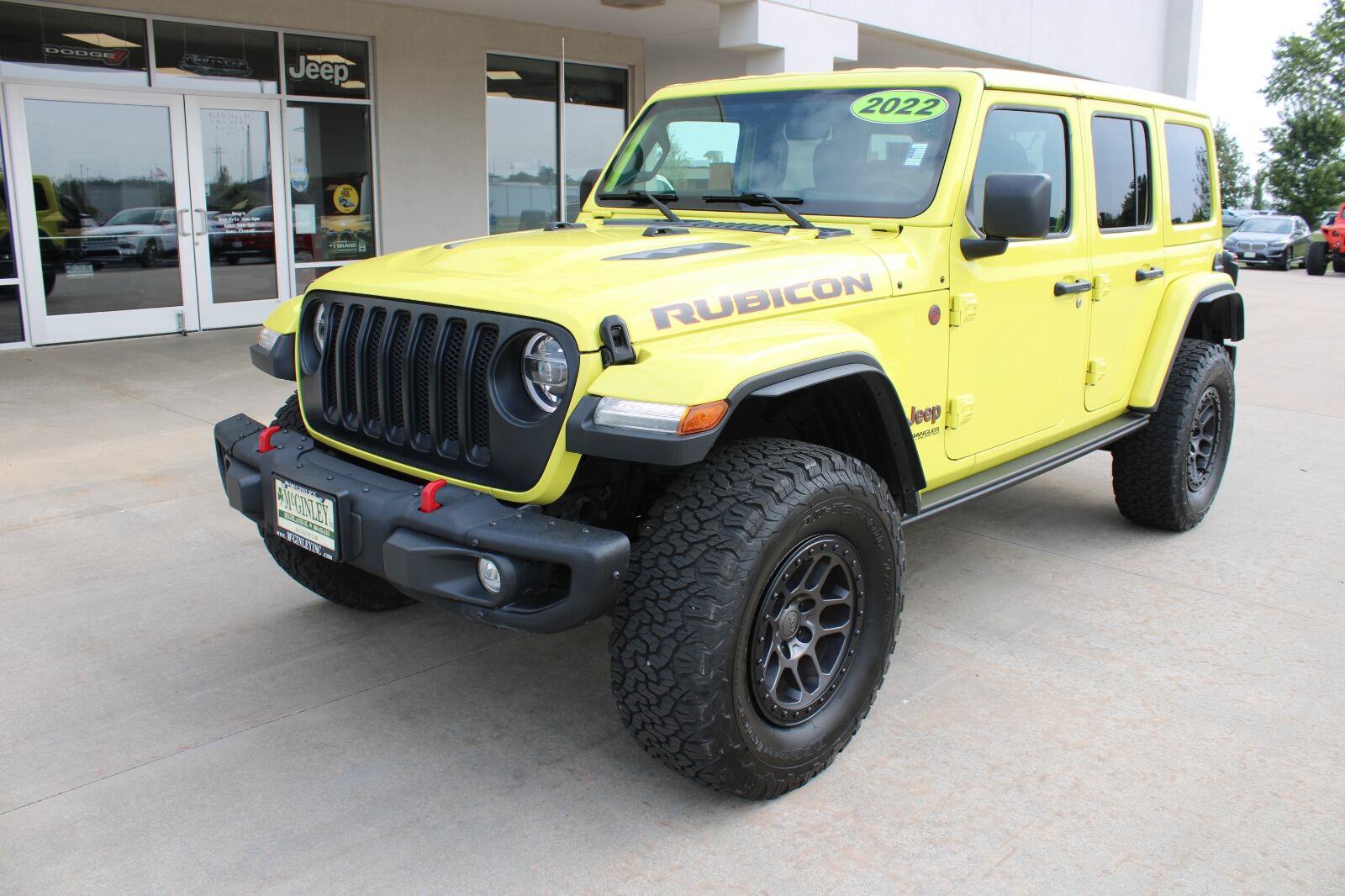 Certified 2022 Jeep Wrangler Unlimited Rubicon w/ Xtreme Recon 35" Tire Package AWD/4WD image 2