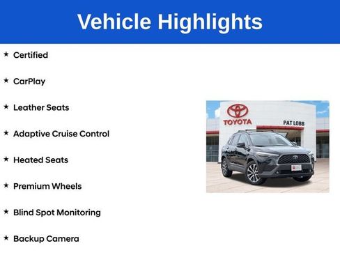 Certified 2024 Toyota Corolla Cross XLE w/ Convenience Package FWD image 5