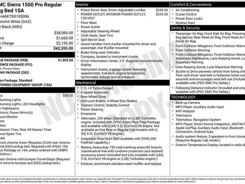 Used 2025 GMC Sierra 1500 Pro w/ Pro Value Package RWD image 9