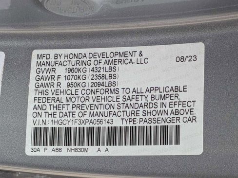Certified 2023 Honda Accord EX image 35
