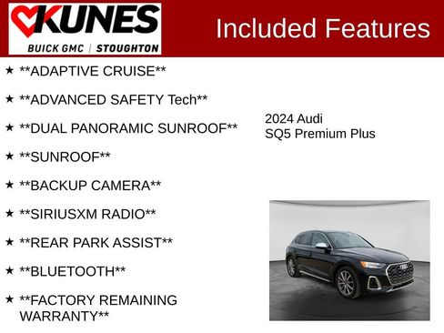 Used 2024 Audi SQ5 Premium Plus w/ Premium Plus Package AWD/4WD image 2