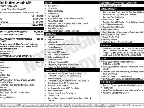 Used 2022 Buick Enclave Avenir w/ Avenir Technology Package image 11