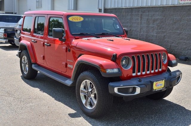 Used 2021 Jeep Wrangler Unlimited Sahara AWD/4WD image 2