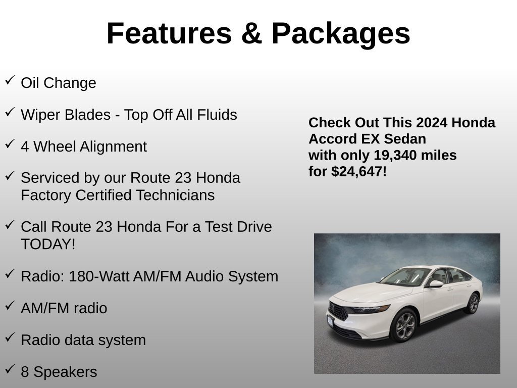Used 2024 Honda Accord EX image 4