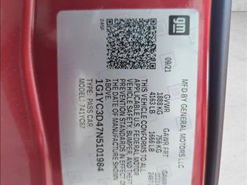 Used 2022 Chevrolet Corvette Stingray Premium Conv w/ Z51 Performance Package image 26