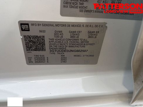 Used 2022 GMC Sierra 1500 SLT AWD/4WD image 25