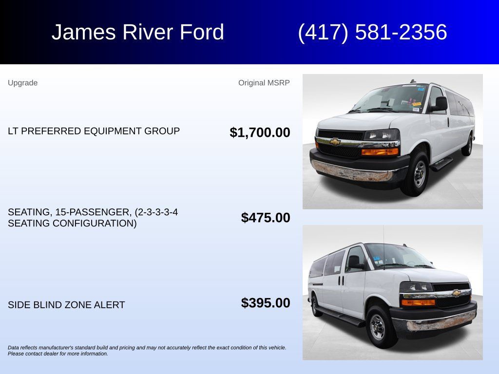 Used 2025 Chevrolet Express 3500 LT w/ LT Preferred Equipment Group RWD image 5