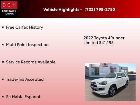 Used 2022 Toyota 4Runner Limited image 4