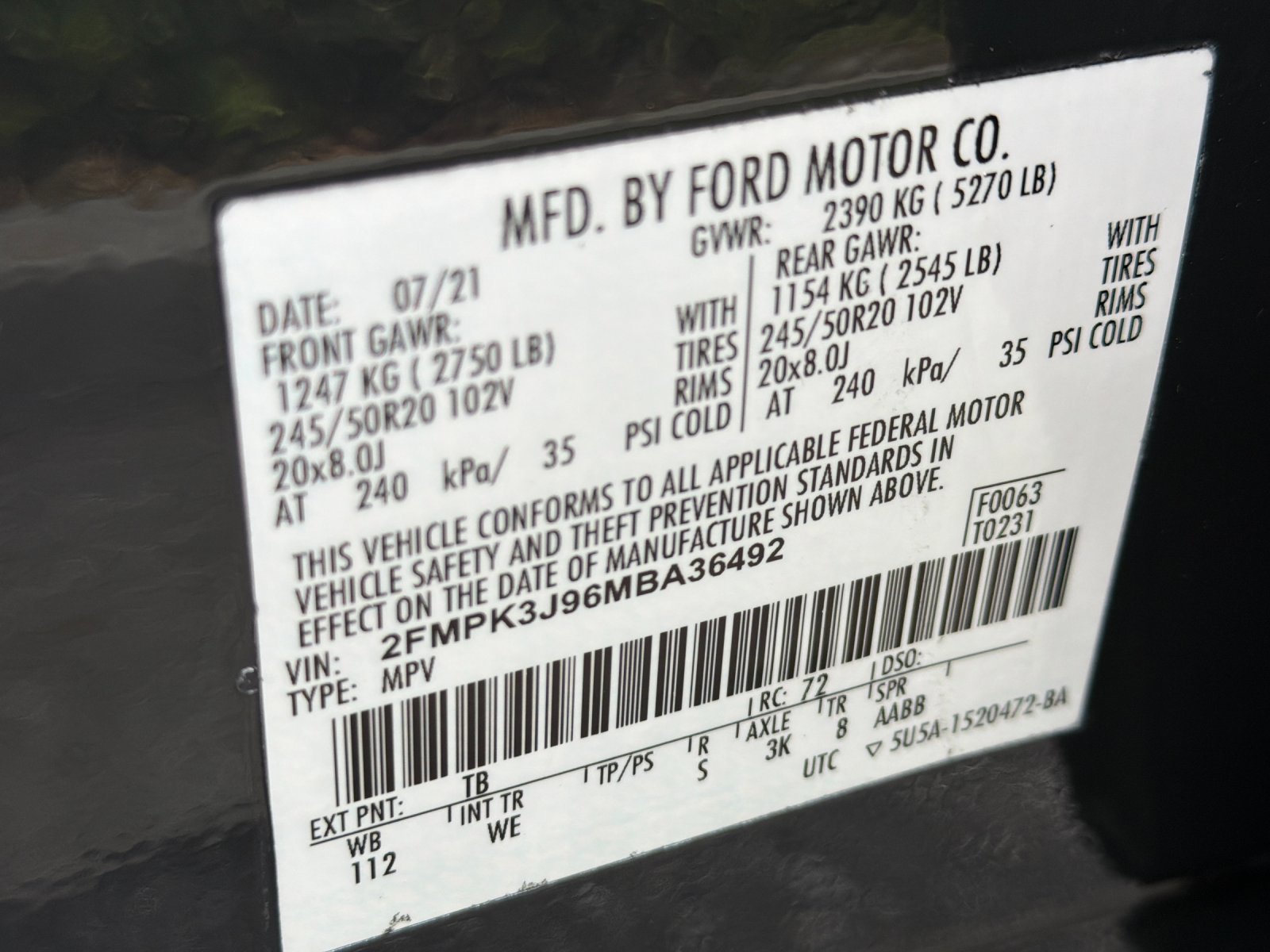 Used 2021 Ford Edge ST-Line FWD image 27